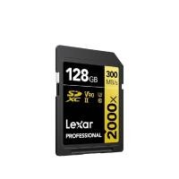 ราคา การ์ดหน่วยความจำ เอสดีการ์ด LEXAR SD2000X 128GB UHS-II U3 V90 SD CARD FULL-HD 3D 4K 8K RW300/260MB/S (LSD2000128G) (888222300052)