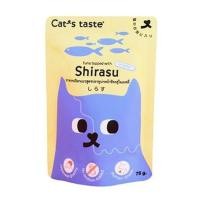 ราคา อาหารเปียกแมว CATS TASTE TUNA TOPPED WITH SHIRASU IN JELLY 75 ก. (1207551)
