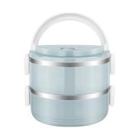 ราคา ปิ่นโตสเตนเลส 2 ชั้น HANSEN สีฟ้า (1224695)