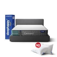 ราคา ที่นอนพ็อกเก็ตสปริง 6 ฟุต SLEEPHAPPY ELEMENT BOUNCE หนา 10 นิ้ว (888109800176)