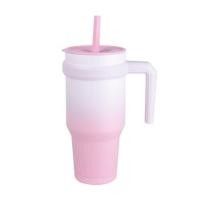 ราคา แก้วน้ำสุญญากาศ RRS มีหูจับ 1200 ML สีชมพูพาสเทล (888257500058)