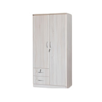 ราคา ตู้เสื้อผ้า 2 บานเปิด WISDOM DESIGN FURNITURE 80 ซม. สีโซลิค (888216601110)