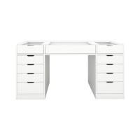 ราคา โต๊ะเครื่องแป้ง KONCEPT VANITY 19250856 150 ซม. สีขาว (1323755)