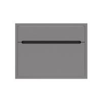 ราคา ตู้ลิ้นชัก KITZCHO CURVE 86x66 ซม. GREY GRAPHITE (1281346)