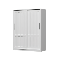 ราคา ตู้เสื้อผ้าบานเลื่อน WISDOM DESIGN FURNITURE รุ่น W15SLT 150 ซม. สีขาว (888216601144)
