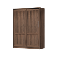 ราคา ตู้เสื้อผ้าบานเลื่อน WISDOM DESIGN FURNITURE รุ่น W15SLT 150 ซม. สีวอลนัท (888216601147)