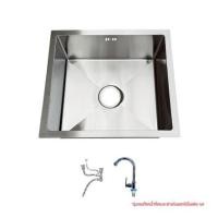 ราคา ซิงค์ฝัง 1 หลุม S-FLO NL0122-SI-SS สีเงิน (1324338)