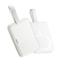 ราคา แบตเตอรี่สำรอง REMAX RPP-30 ความจุ 10,000 MAH มีสายในตัว รองรับชาร์จไร้สาย มาตรฐาน CCC สีขาว (888144500565)