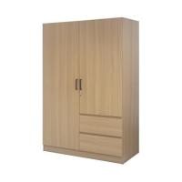 ราคา ตู้เสื้อผ้า 2 บานเปิด FURDINI GOOD 120 ซม. สี NT OAK (1316399)