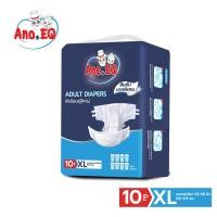 ราคา ผ้าอ้อมผู้ใหญ่ แบบเทป ANO EQ ซึมซับมากพิเศษ 800CC ไซส์ XL 10ชิ้น/ถุง (888260800026)