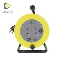 ราคา ล้อเก็บสายไฟ 4 ช่อง ELECKTA 16A ET-RLO10 10 เมตร สีเทาเหลือง (1303357)