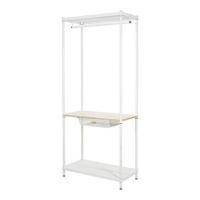 ราคา โครงตู้ราวแขวนพร้อมชั้นวาง 2 ชั้น PLIM NORDY 80x40x180 ซม. (1315239)