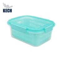 ราคา กล่องจัดเก็บในตู้เย็น KECH GRASSY 2,100 มล. สีเขียว/ใส (1302883)