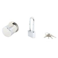 ราคา กุญแจพร้อมฝาครอบลูกบิด KRUKER 50 มม. สีสเตนเลส (1093880)