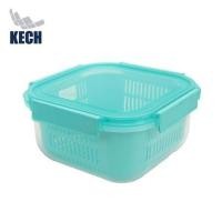 ราคา กล่องจัดเก็บในตู้เย็น KECH GRASSY 2,200 มล. สีเขียว/ใส (1302885)