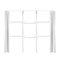 ราคา ราวแขวนผ้า 6 ราวแขวน TUGU R29PW-W สีขาว (1224902)