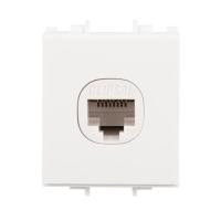 ราคา เต้ารับคอมพิวเตอร์ SCHNEIDER CAT5E F50RJ8M สีขาว (278400)