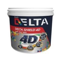 ราคา สีน้ำทาภายนอก DELTA SHIELD 4D BASE D เนียน 1 แกลลอน (1222587)