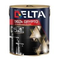 ราคา สีน้ำมันเคลือบผสมรองพื้นกันสนิม DELTA GRYPTO 5 IN 1 G100 สีขาว เงา 1 แกลลอน (1258459)