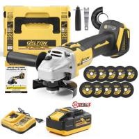 ราคา เครื่องเจียรไร้สาย (พร้อมแบตเตอรี่) DELTON รุ่น MKT-09 TURBO FORCE 20V 12AH (888204600206)