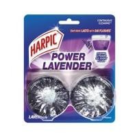 ราคา ก้อนทำความสะอาดโถสุขภัณฑ์ HARPIC 50 กรัม LAVENDER (แพ็ก 2 ชิ้น) (1290627)