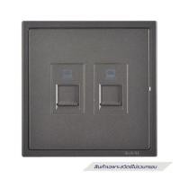 ราคา ชุดเต้ารับคอมพิวเตอร์ CAT6 SIMON SIMi7-37-GR สีเทา (1326994)