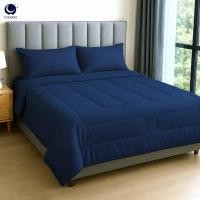 ราคา ชุดผ้าปูที่นอน 3.5 ฟุต 4 ชิ้น CHARM สี NAVY BLUE คอลเลคชั่น CLASSIC (888127600371)