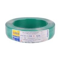 ราคา สายไฟ THW IEC01 BCC 1X6 ตร.มม. 100 ม. สีเขียว (1121220)