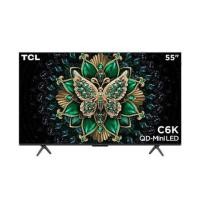 ราคา ทีวีคิวดี มินิแอลอีดี 55 นิ้ว TCL (4K, LED, GOOGLE TV) 55C6K (1288649)