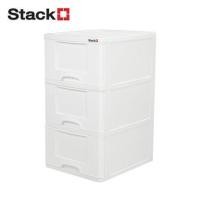 ราคา ตู้ลิ้นชัก 3 ชั้น STACKO MARU 41.8x50.9x77 ซม. สีขาว (1299383)