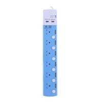 ราคา รางปลั๊กไฟ 6 ช่อง 6 สวิตช์ 2 USB TOSHINO TSP-6T 3 ม. (1171215)