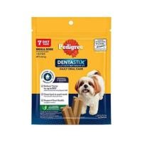 ราคา ขนมขัดฟันสุนัข PEDIGREE DENTA STIX พันธุ์เล็ก 7 ชิ้น 105 กรัม (1203853)