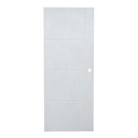 ราคา ประตูภายนอก UPVC AZLE MD-8 80X200 ซม. สีเทา เจาะลูกบิด (1252147)