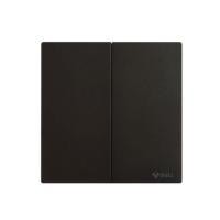 ราคา ชุดสวิตช์ 2 ทาง 2 ช่อง GONEO รุ่น BUTTERFLY G56-K212-DBK สีดำ (888232100123)