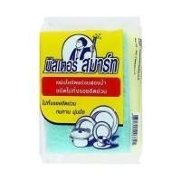ราคา ฟองน้ำพร้อมใยขัด MR.SMART 3321-6 3x4 นิ้ว (90047)