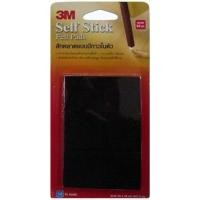 ราคา สักหลาดแบบเหลี่ยม 3M 34x34 มม. สีดำ 12 ชิ้น (181782)