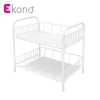 ราคา ชั้นวางของและแก้ว2ชั้นพร้อมถาด EKONO 812 (193428)