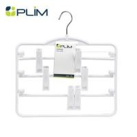 ราคา ไม้แขวนมีหนีบ 3 ชั้น PLIM HHG009-W สีขาว (194167)