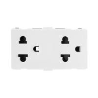 ราคา เต้ารับคู่ 3 ขา มีม่านนิรภัย SCHNEIDER F1426UEST2M สีขาว (278276)
