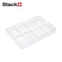 ราคา กล่องแบ่งช่อง 8 ช่อง STACKO TLV605 16.3x24.6x2.9 ซม. สีใส (1007602)
