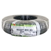ราคา สายไฟ VCT IEC53 YAZAKI 2x1ตร.มม. 100 ม. สีดำ (1020063)