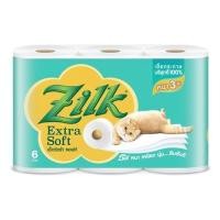 ราคา กระดาษชำระ ZILK EXTRA SOFT แพ็ค6 (1022951)