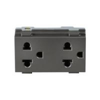 ราคา เต้ารับคู่ 3 ขา มีม่านนิรภัย HACO TJ W8416V2-MSB (1081978)