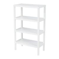 ราคา ชั้นวางของ 4 ชั้น STACKO BRICK 30x60x100 ซม. สีขาว (1169293)