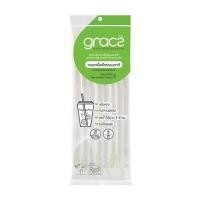 ราคา หลอดเยื่อพืชห่อกระดาษ GRACZ 21 ซม. แพ็ก 25 ชิ้น (1185531)