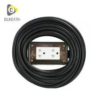 ราคา บล็อคยาง 2x4 พร้อมสาย VCT 3x1.5 2 ช่อง ELECKTA 10 เมตร (1319629)