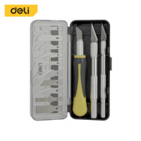 ราคา ชุดเครื่องมือแกะสลัก DELI EDL359016-YL-01 13ใบมีด (888257700274)