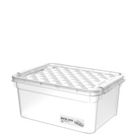 ราคา กล่องเก็บของ ฝาล็อค MATSU ขนาด 30 ลิตร สีขาว (888266800006)