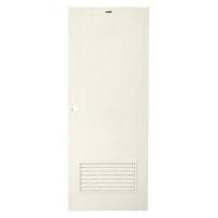 ราคา ประตูห้องน้ำ PVC บานประกอบ AZLE-2 เกล็ดล่าง 70x180 ซม. สีครีม (193773)