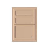 ราคา ตู้ลิ้นชัก 3 ชั้นลูกฟัก KING PLATINUM 49x68.8 ซม. สี SAND (1269079)
